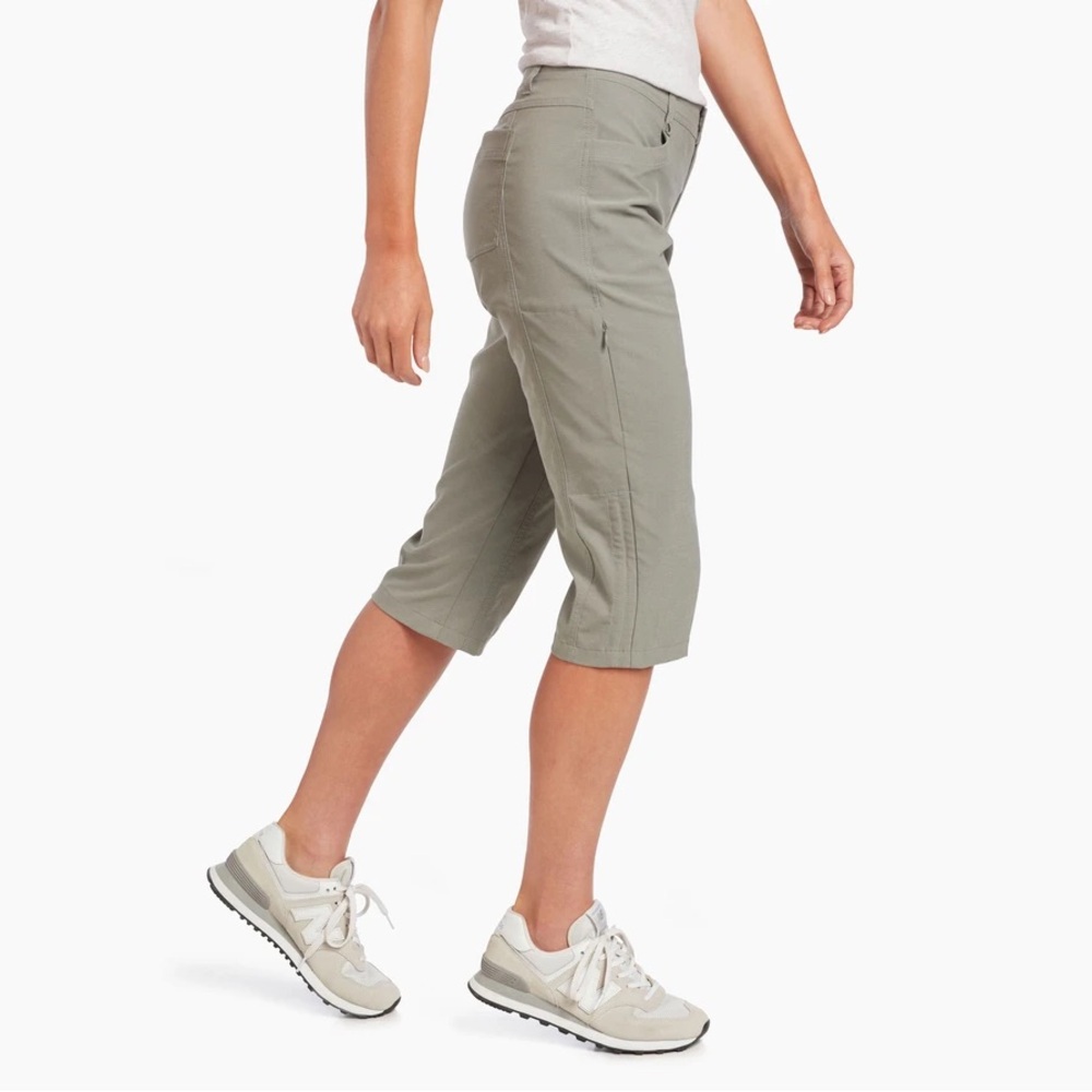 Kuhl Women's Mustard Yellow Tank with Sage Green Capris - Picture 2 of 10